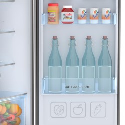 Haier 240 litres 2 Star Double Door Refrigerator, Moon Silver HRF-2902BMS-P