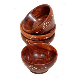 WOODEN BOWL ( SMALL 4 INCH )