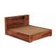 TEAK WOOD COT with Storage 