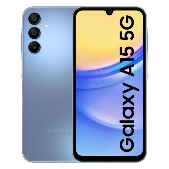 Samsung Galaxy A15 5G (Blue, 6GB, 128GB Storage) | 50 MP Main Camera | Android 14 with One UI 6.0 | 12GB Expandable RAM | MediaTek Dimensity 6100+ | 5000 mAh Battery Samsung Galaxy A15 5G (Blue, 6GB, 128GB Storage) | 50 MP Main Camera | Android 14 with One UI 6.0 | 12GB Expandable RAM | MediaTek Dimensity 6100+ | 5000 mAh Battery