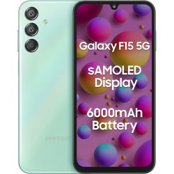 Samsung Galaxy F15 5G (Jazzy Green, 6GB RAM, 128 GB Storage)