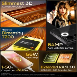 Vivo T2 Pro 5G (Dune Gold, 256 GB) (8 GB RAM)