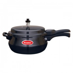Premier Cucina Trendy Black Induction Bottom Handi Pressure Cooker 5.5L