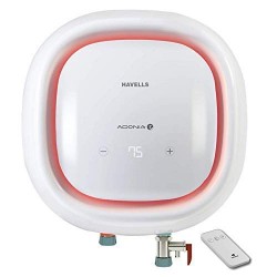 Havells Adonia R 10-Litre Vertical Storage Water Heater (Geyser) White 5 Star with Remote Control