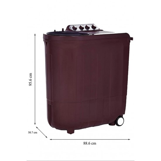 WHIRLPOOL 7.5 kg semi automatic Top loading washing machine ( wine dazzle)