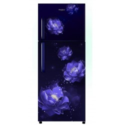 WHIRLPOOL Neo Fresh 245L Frost Free Double Door Refrigerator ( 6th Sense DeepFreeze Technology, Sapphire Abyss, 2 Star,