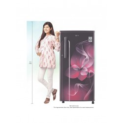 LG 188 L 3 Star Inverter Direct-Cool Single Door Refrigerator (GL-B191KPDX, Purple Dazzle)