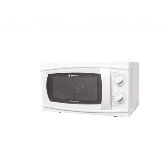 Singer Maxiwave 20S 1200 Watts Microwave Oven with 20 L Capacity (White)