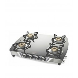 Preethi Blu Flame Jumbo Glass top 4-Burner gas stove